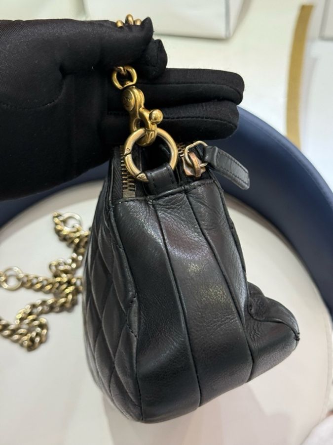Chanel/香奈兒 金幣相機包單肩腋下包 17開 尺寸:24.5*14.5-10