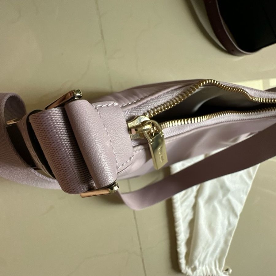 Kate spade 紫色尼龍肩背包-5