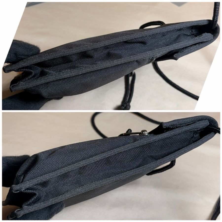 ✨99新閒置 超好看 巴黎世家 Balenciaga 尼龍黑斜背小包/手機包-9