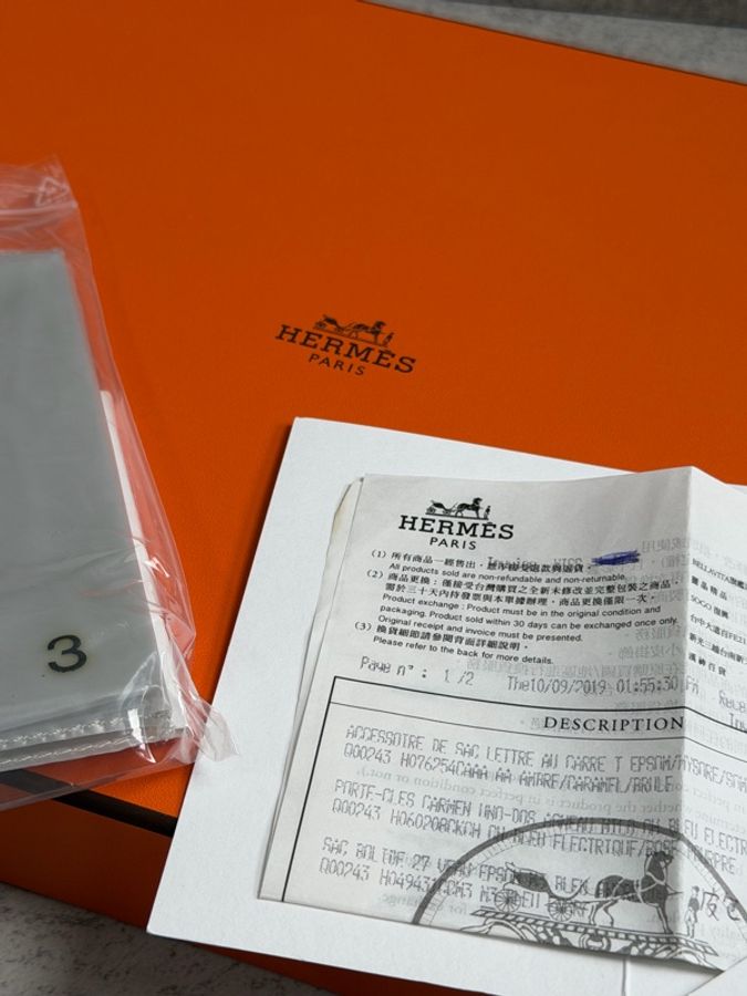 Hermes bolide 27 水墨藍 Epsom皮D刻-23