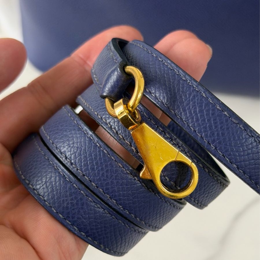 Hermes bolide 27 水墨藍 Epsom皮D刻-31