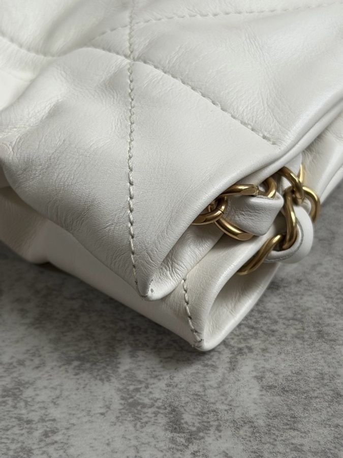 CHANEL 22bag 中號白金 垃圾袋 晶片款 全配購證-18