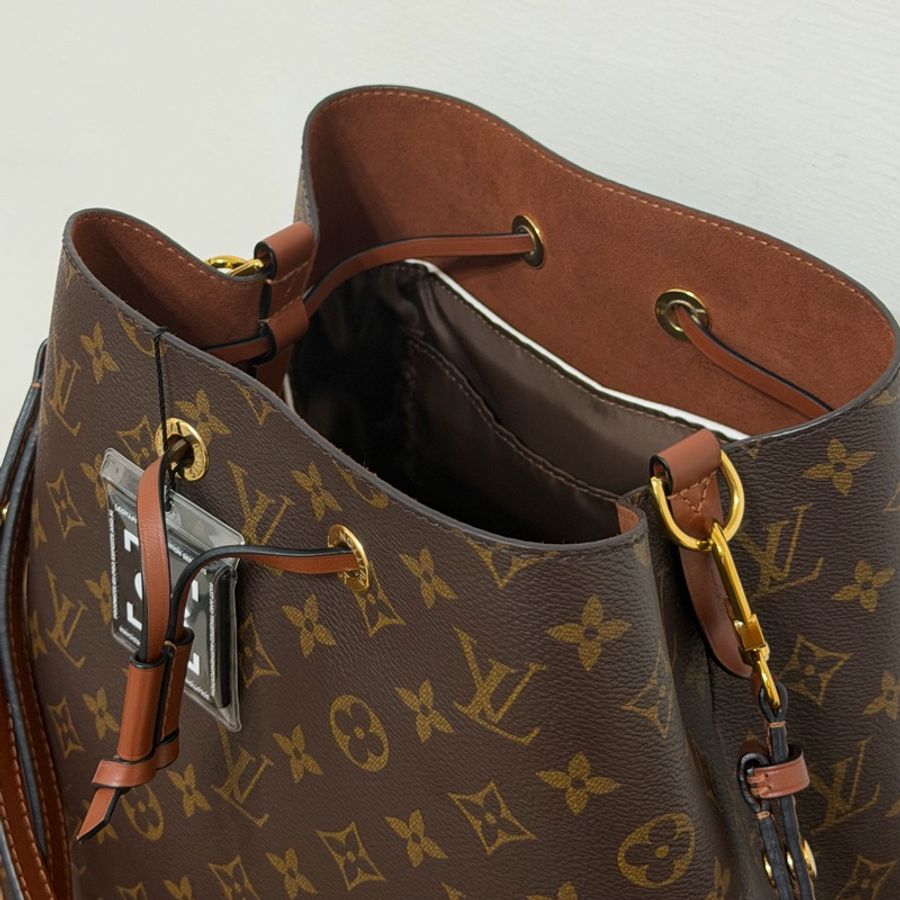 #極新 Louis Vuitton Néo Noé MM水桶包 中號 咖色-7
