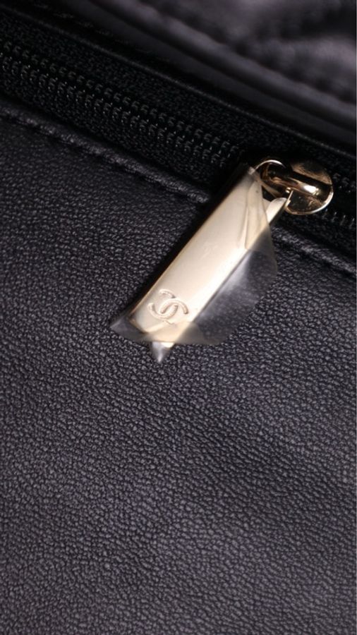 Chanel 24P黑金cf mini handle单肩包-14