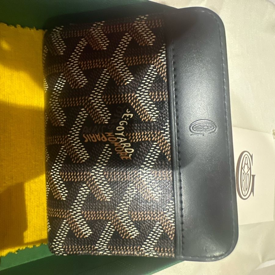 Goyard黑色拉鍊皮夾9新-5