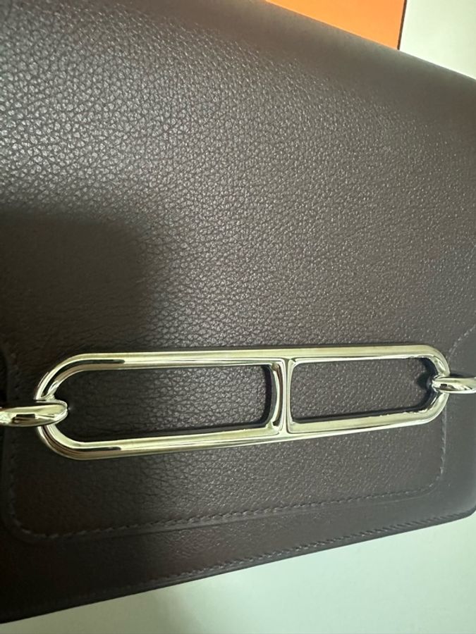 Hermès Roulis Mini Evercolor Rouge Sellier-1