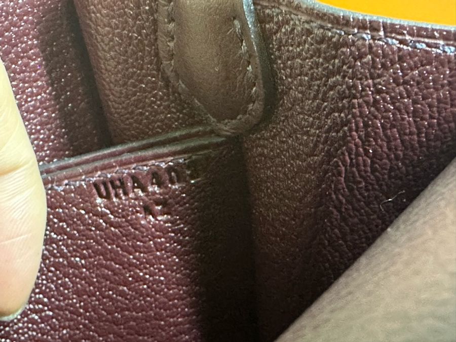 Hermès Roulis Mini Evercolor Rouge Sellier-9