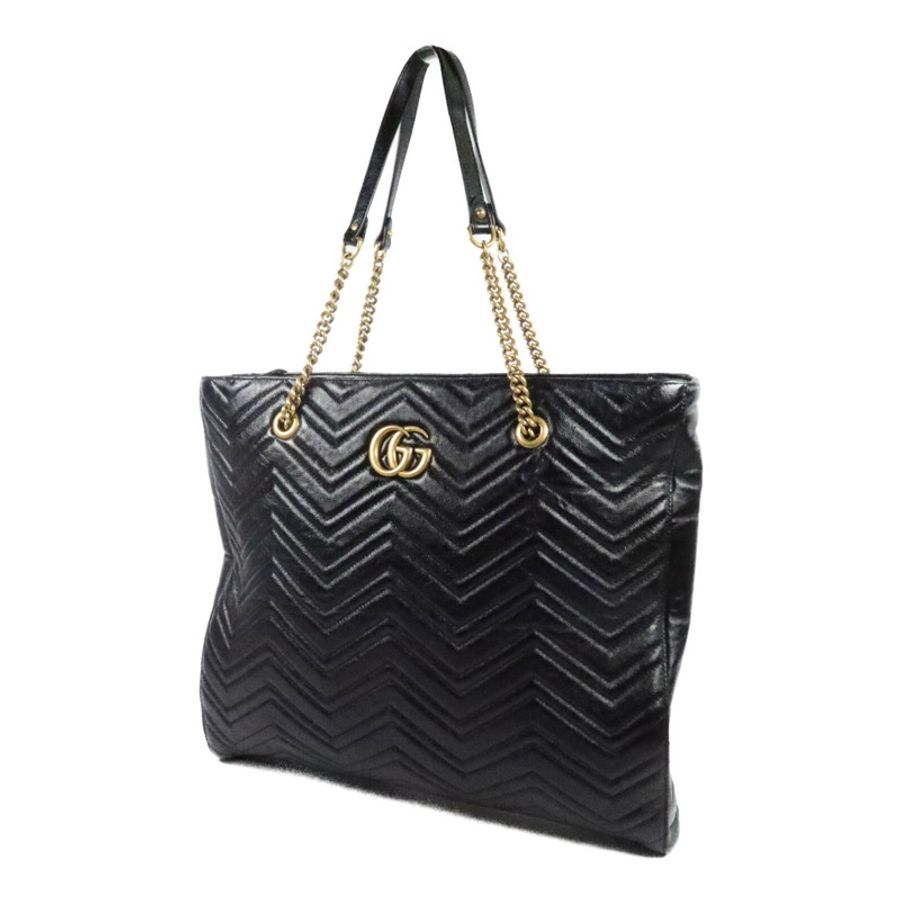 GUCCI 牛皮皮革GG Marmont Tote Bag手挽袋-2