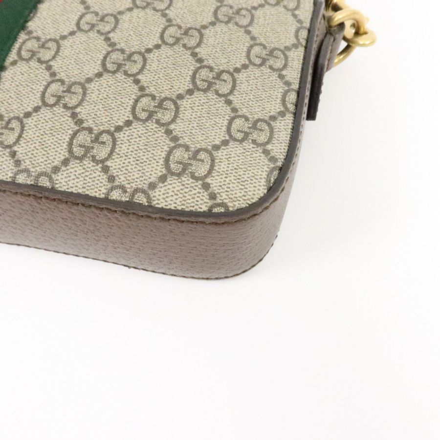 GUCCI 塗層帆布Ophidia GG肩背袋-10