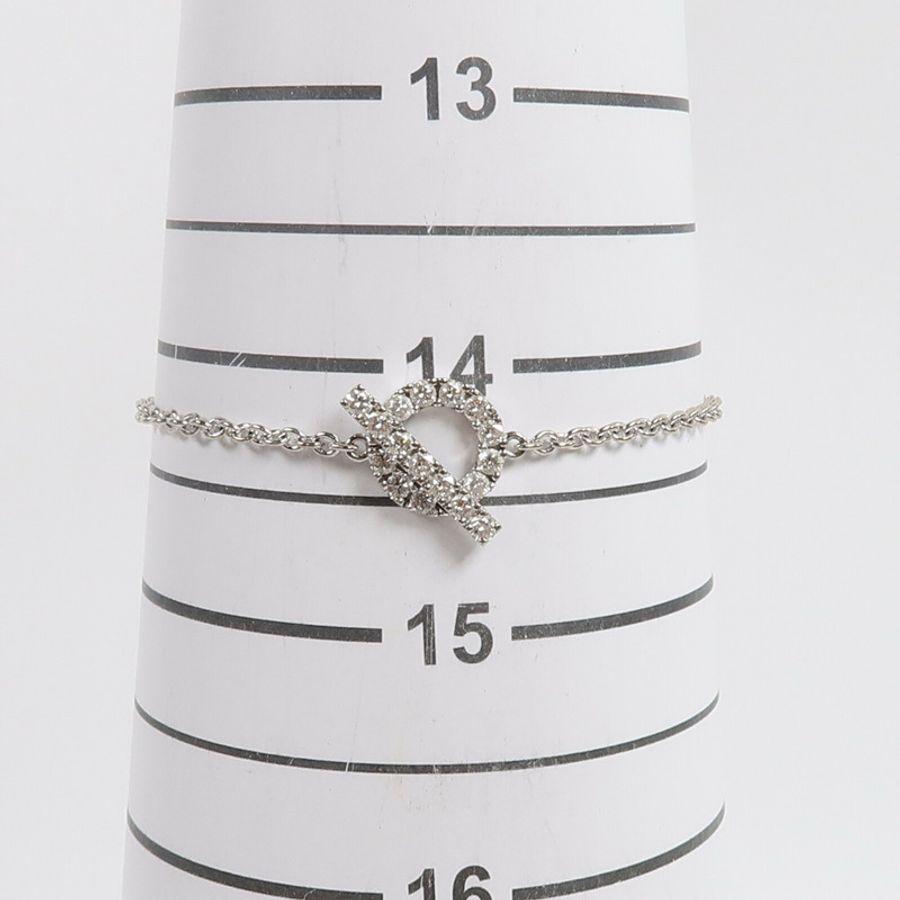 HERMES 18K白金Finesse Bractlet手鏈-9