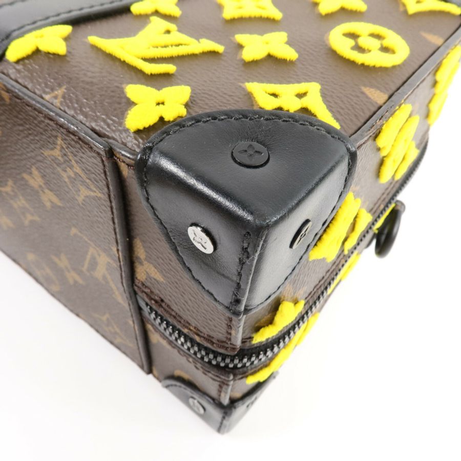 LOUIS VUITTON Monogram Tuffetage Trunk Speedy手挽肩背兩用袋-10