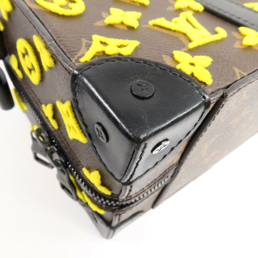 LOUIS VUITTON Monogram Tuffetage Trunk Speedy手挽肩背兩用袋-11