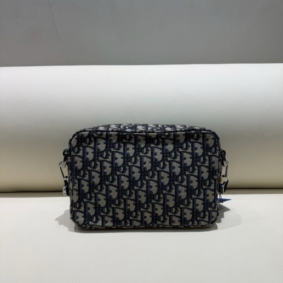Dior 迪奧safari經典老花刺繡信使包斜挎包-1