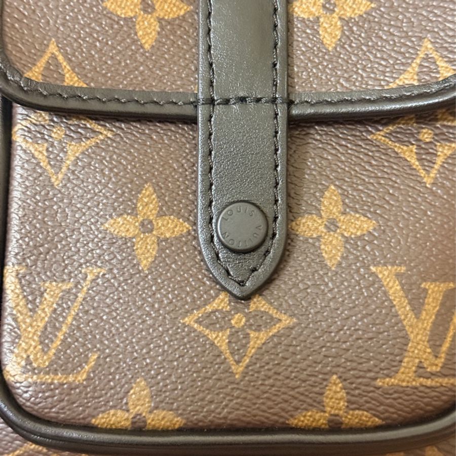 《近全新》Louis Vuitton Deauville Mini (M45528)-7