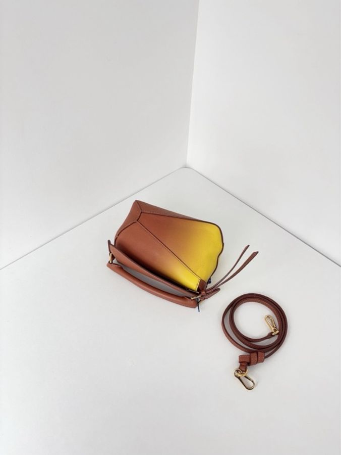✨Loewe羅意威|新款漸變色mini Puzzle幾何包|98新-6