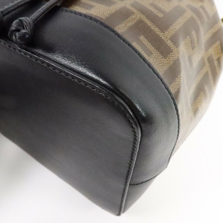 FENDI 塗層帆布Mon Tresor肩背袋-9