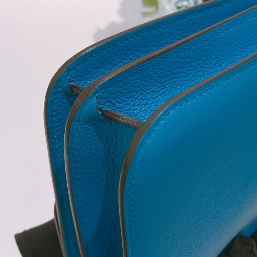 TW4927 Hermes 愛馬仕 迷你康康 坦桑尼亞藍 金扣Mini Constance B3 Bleu Zanzibar x GHW-6