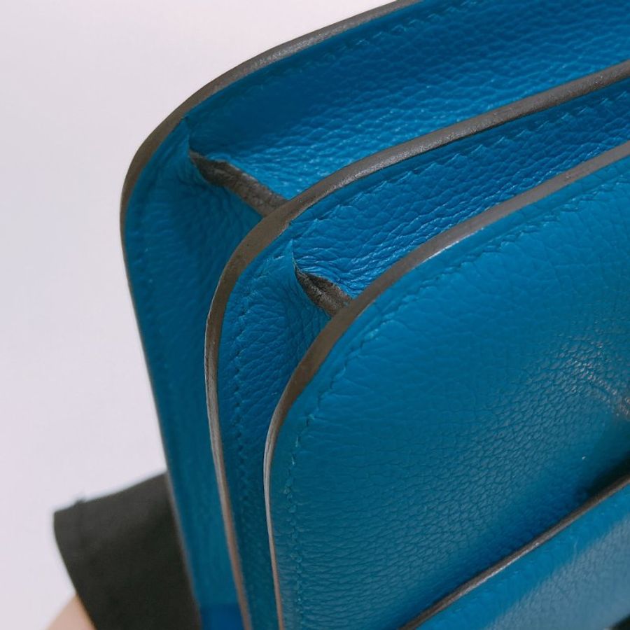 TW4927 Hermes 愛馬仕 迷你康康 坦桑尼亞藍 金扣Mini Constance B3 Bleu Zanzibar x GHW-8