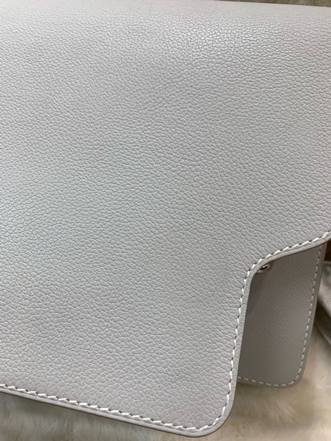 Hermes Roulis 23奶灰色銀扣豬鼻袋 C stamp-28