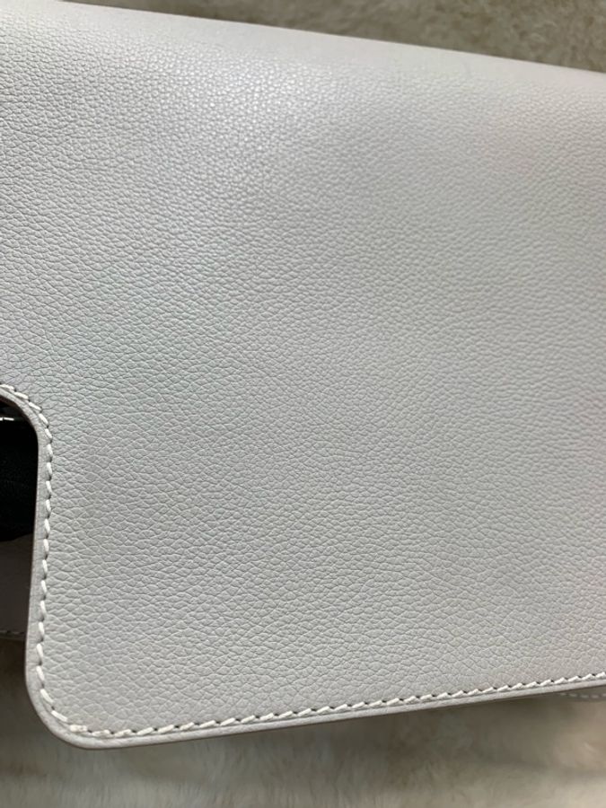 Hermes Roulis 23奶灰色銀扣豬鼻袋 C stamp-29