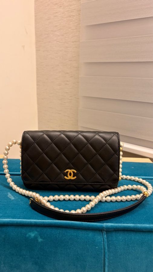 Chanel 珍珠款 有保卡-0