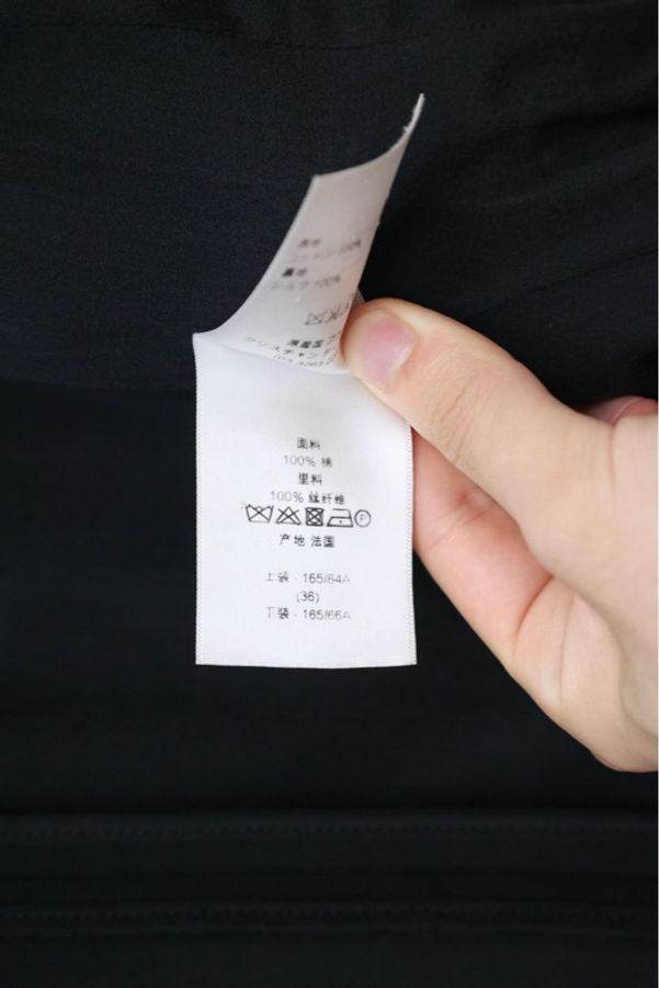 Dior黑色收腰两口袋上衣外套-14