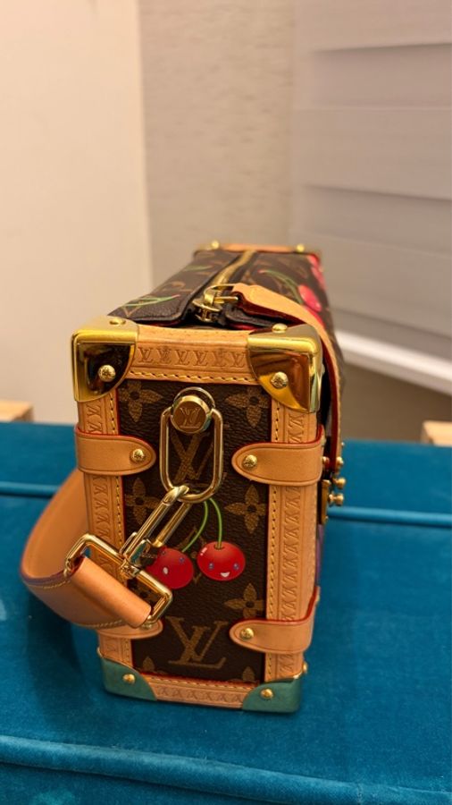 LV 櫻桃 Sidetrunk 軟盒子 村上隆限量-3