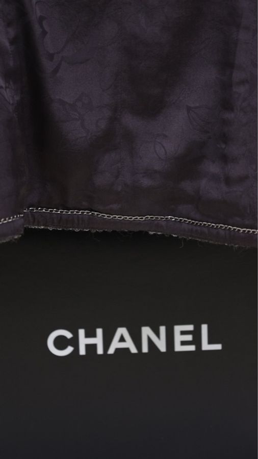 Chanel 08年伦敦系列灰色格纹拉链外套-10
