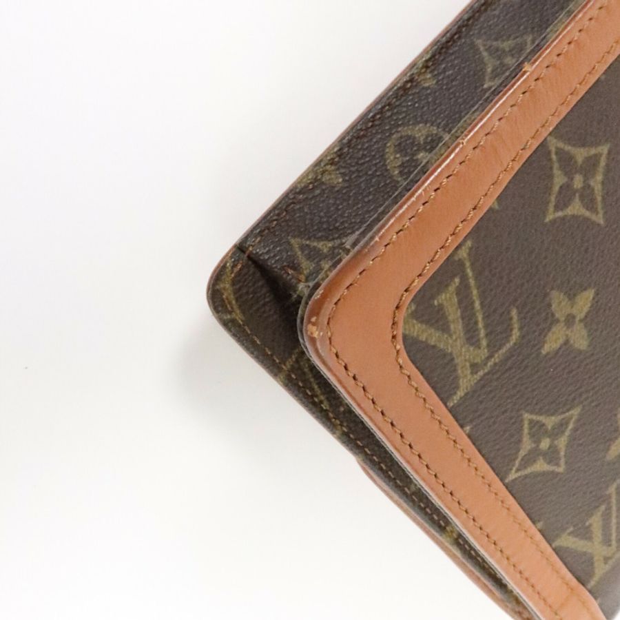 LOUIS VUITTON Monogram Dame GM Pouch手拿包-9