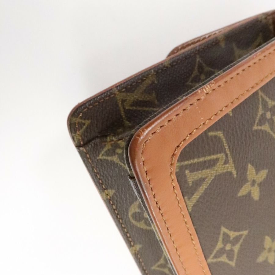 LOUIS VUITTON Monogram Dame GM Pouch手拿包-10