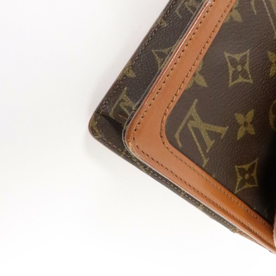 LOUIS VUITTON Monogram Dame GM Pouch手拿包-11