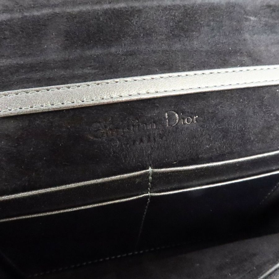 Dior 牛皮皮革Wallet On Cahin手拿包-5