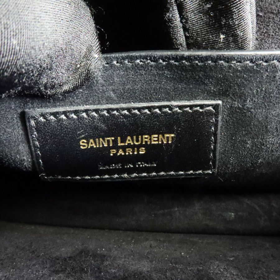 SAINT LAURENT 牛皮皮革Sunset Medium鏈帶肩背袋-5