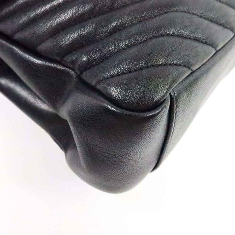 SAINT LAURENT 牛皮皮革College Large鏈帶手挽肩背兩用袋-11