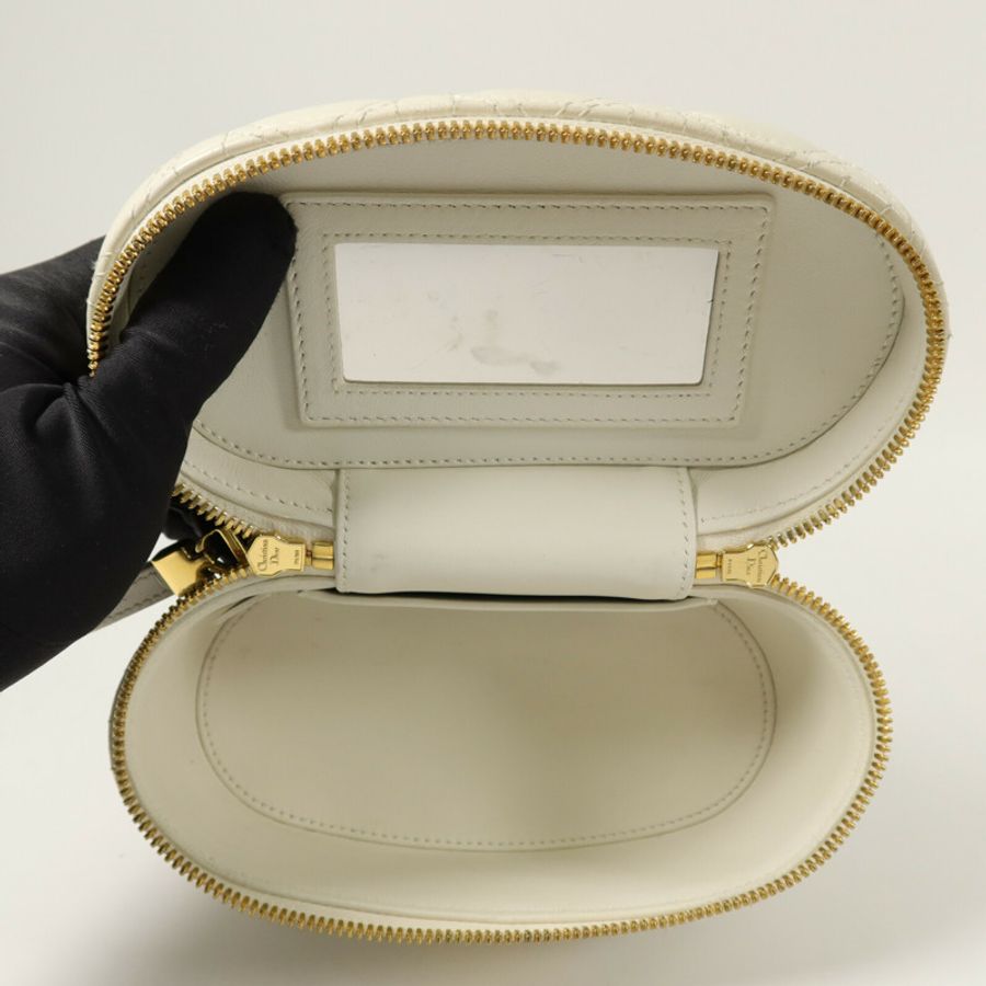 Dior 羊皮皮革Caro Mini Vanity Case手挽肩背兩用袋-5