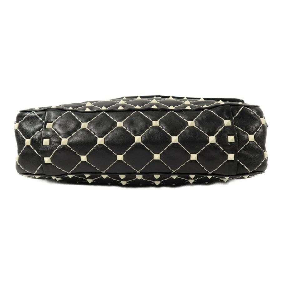 Valentino 牛皮皮革Rockstud Spike手挽肩背兩用袋-3