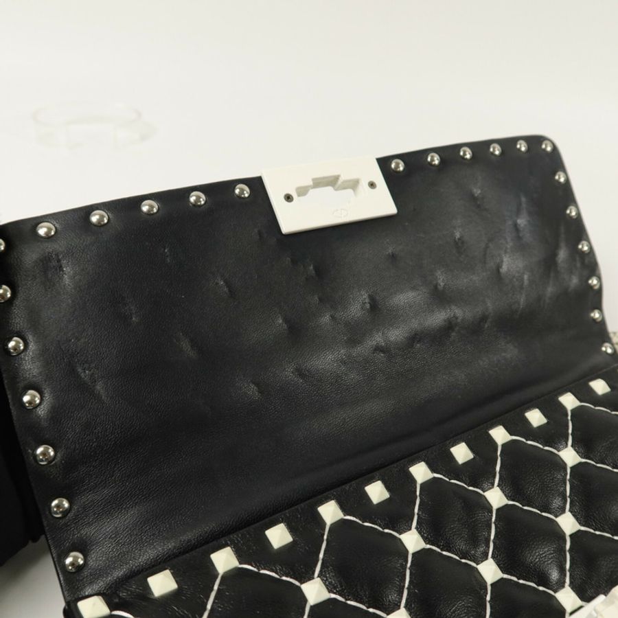 Valentino 牛皮皮革Rockstud Spike手挽肩背兩用袋-6