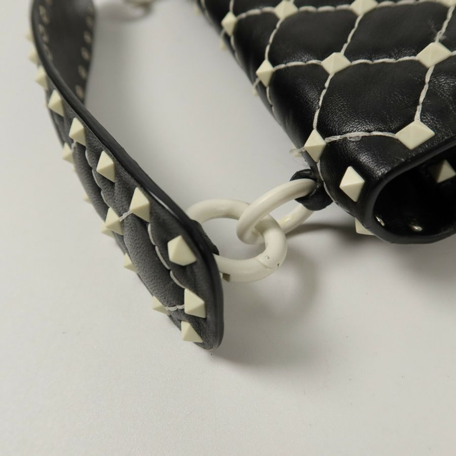 Valentino 牛皮皮革Rockstud Spike手挽肩背兩用袋-10