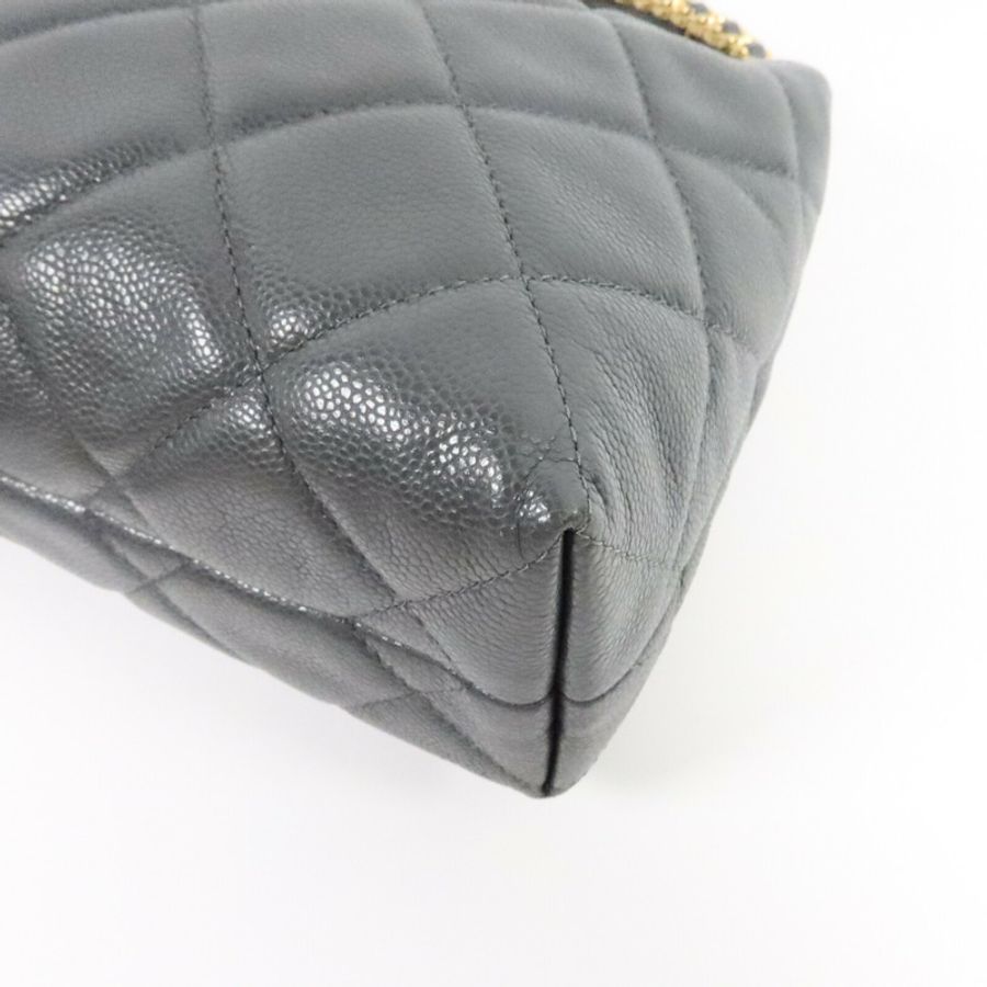 CHANEL 牛皮皮革24A Hobo Bag手挽肩背兩用袋-10