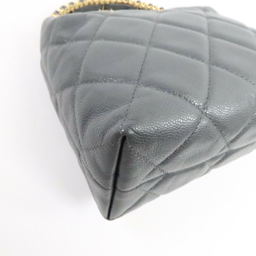CHANEL 牛皮皮革24A Hobo Bag手挽肩背兩用袋-13