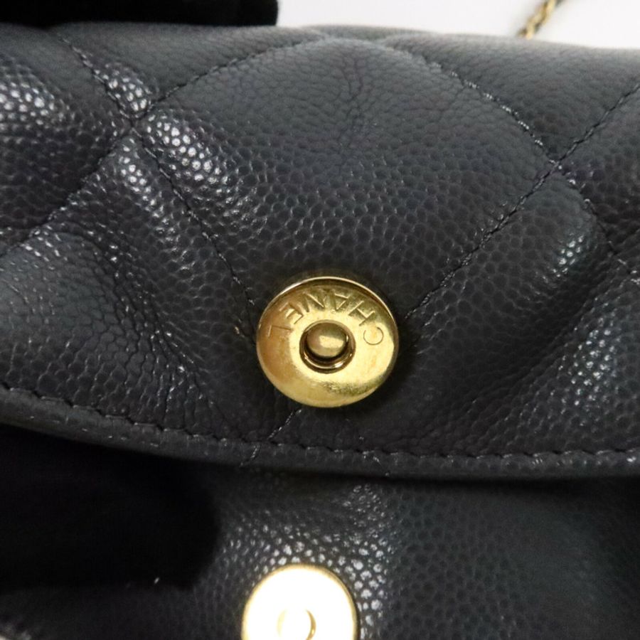 CHANEL 牛皮皮革24A Hobo Bag手挽肩背兩用袋-16