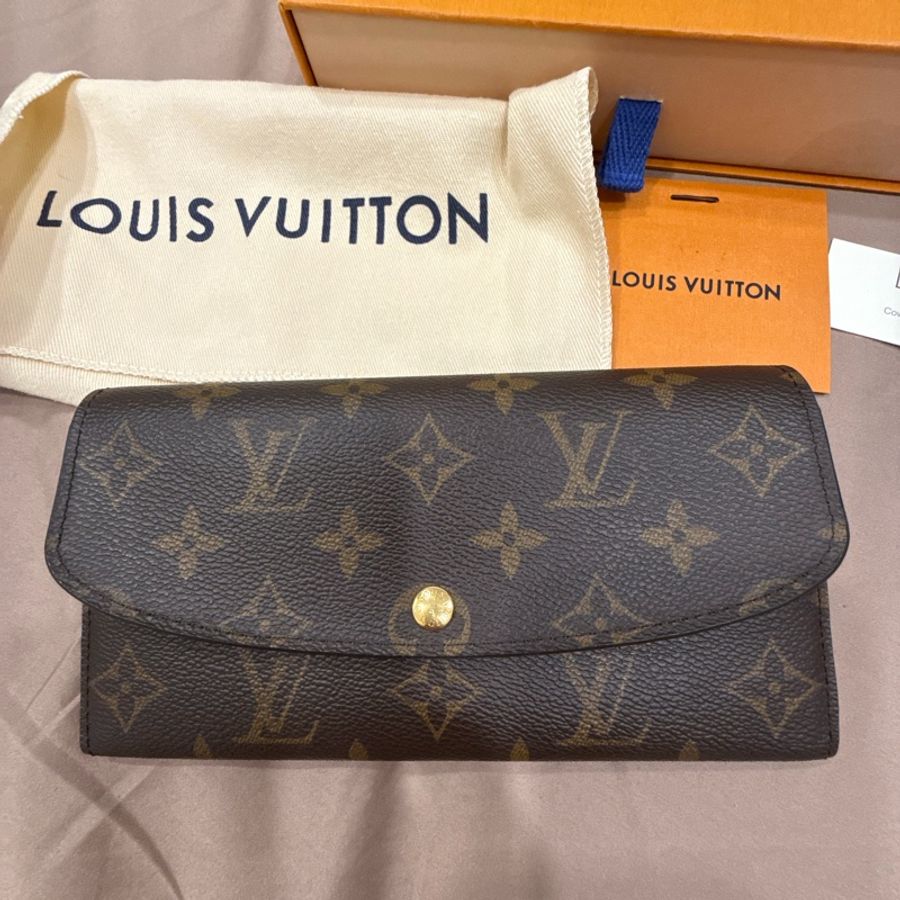 Louis Vuitton 粉色豆豆長夾改金屬扣-5