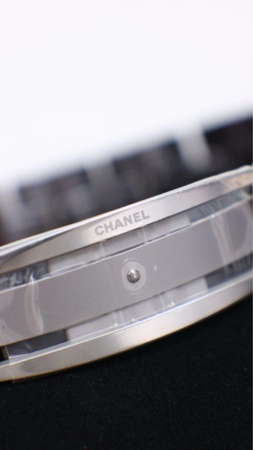 Chanel J12黑陶瓷钻刻机械男表-8