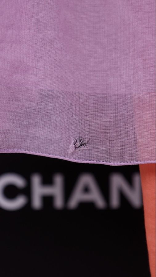 Chanel 07年粉紫色收腰背心吊带-26