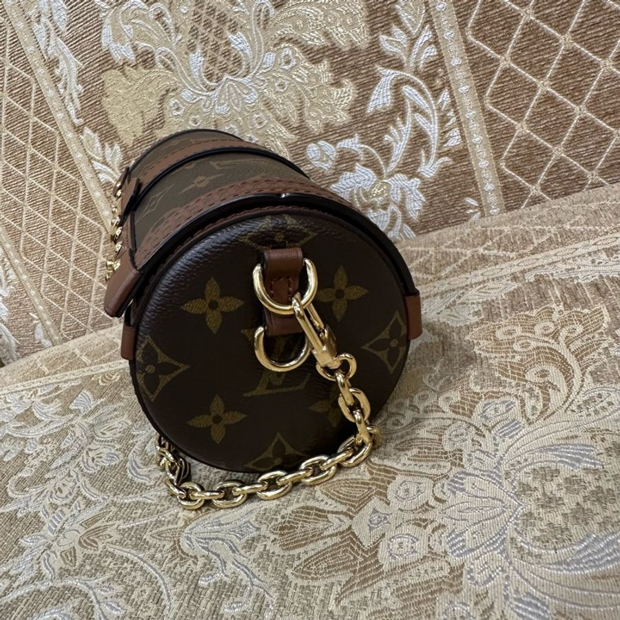 LV 原花金釦Papillon Trunk肩斜背包M57835-3