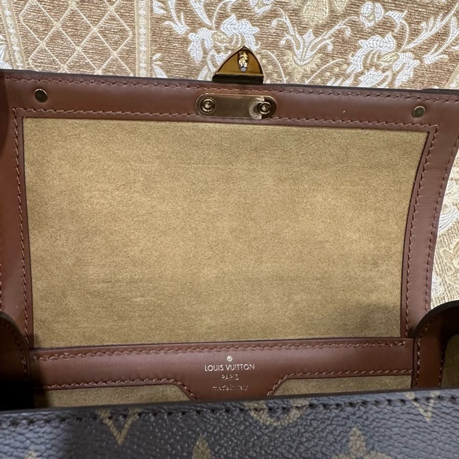 LV 原花金釦Papillon Trunk肩斜背包M57835-8