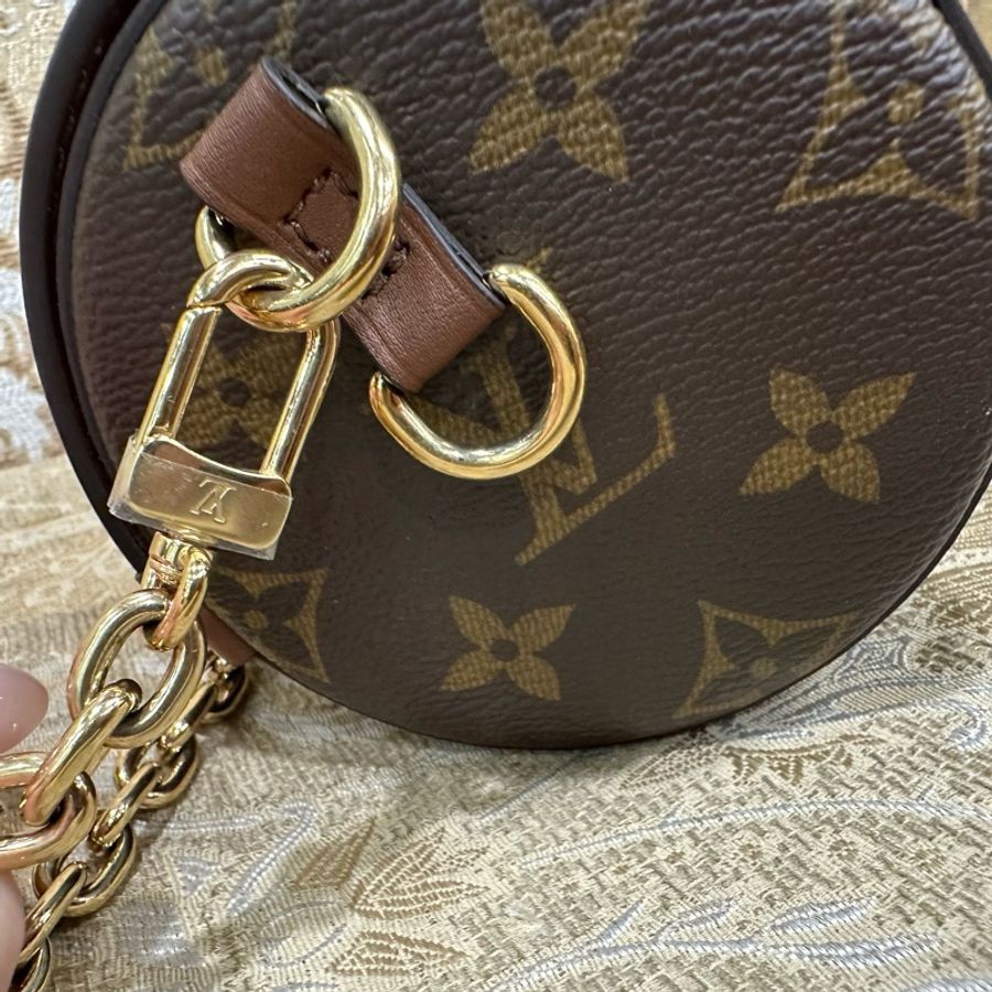 LV 原花金釦Papillon Trunk肩斜背包M57835-11