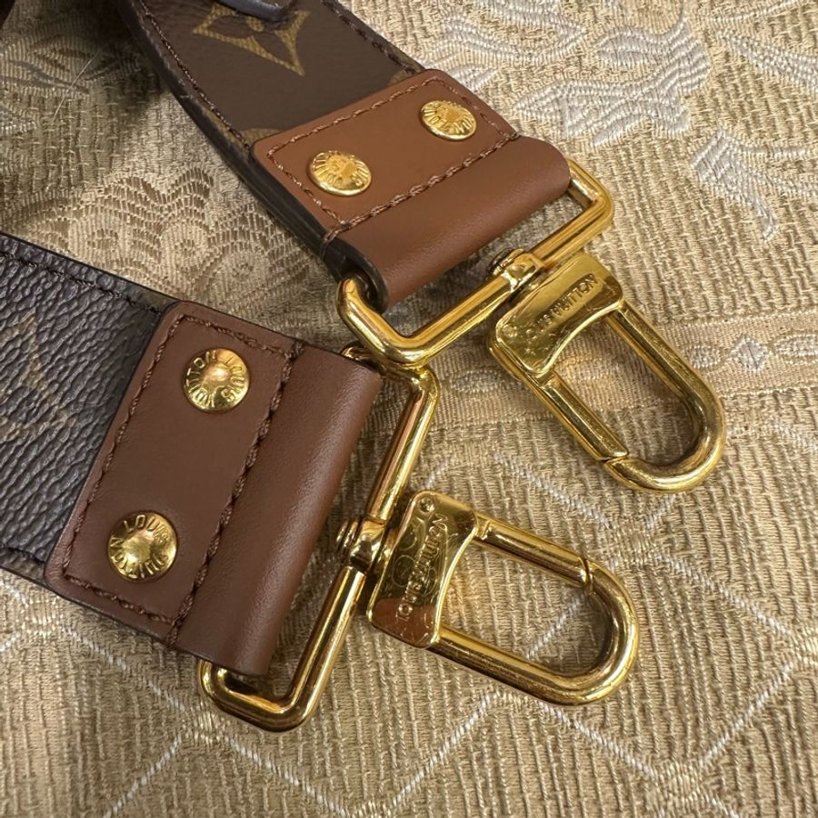LV 原花金釦Papillon Trunk肩斜背包M57835-13