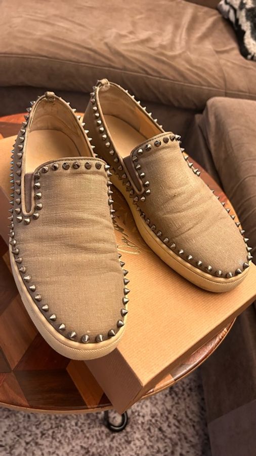 Christian Louboutin 窩釘帆布鞋-7