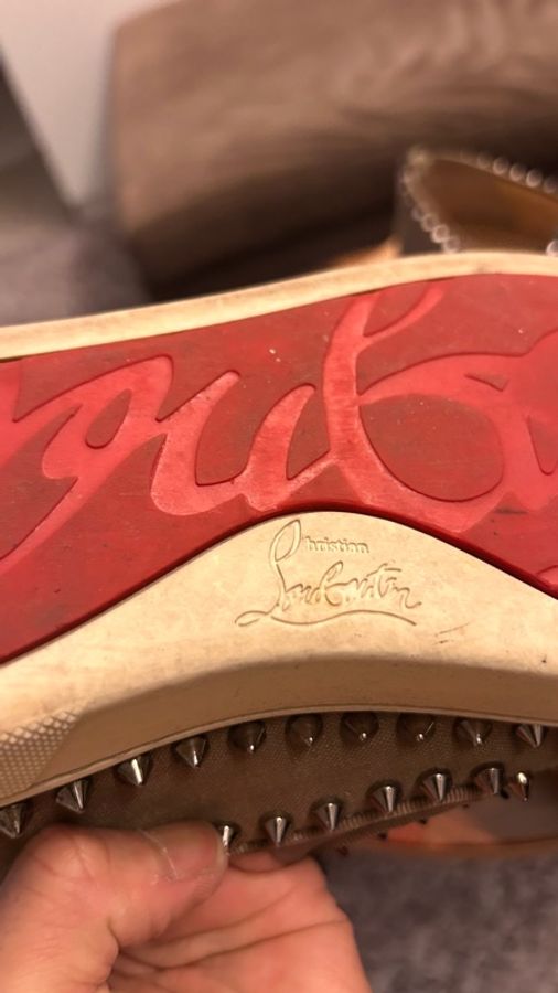 Christian Louboutin 窩釘帆布鞋-9